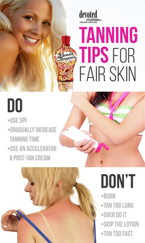 Tanning Tips for Fair Skin