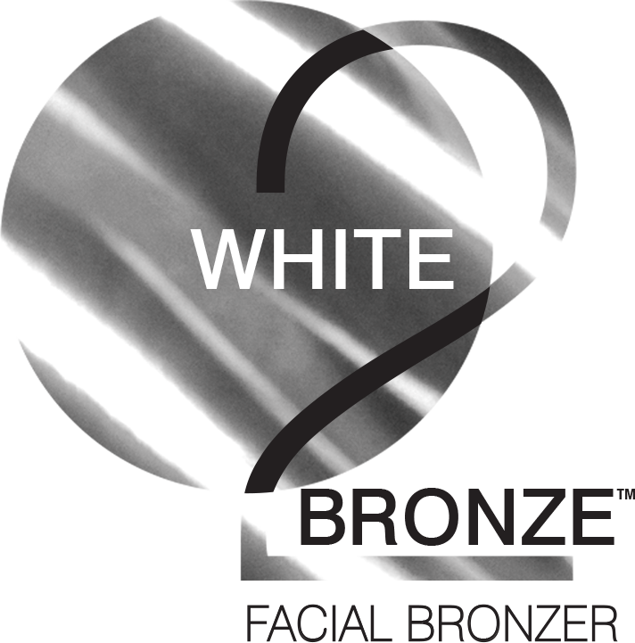 White 2 Bronze Facial Bronzer Logo